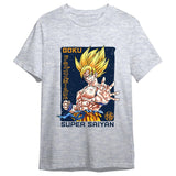 Camiseta Goku Super Saiyan Dragon Ball Z Adulto Talla S