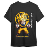 Camiseta Goku Super Saiyan Kanji Dragon Ball Z Adulto Talla S