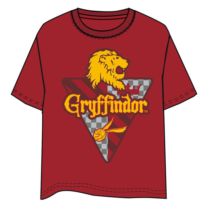 Camiseta Gryffindor Harry Potter Adulto Talla M