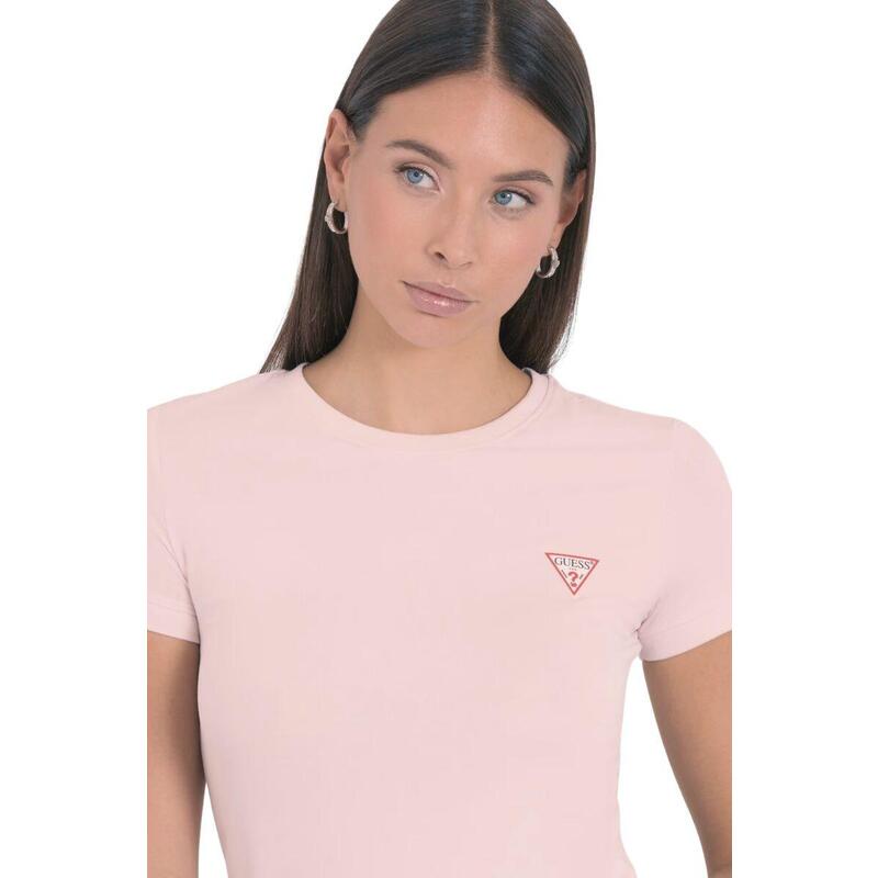 Camiseta Guess Para Mujer Rosa Talla L  - W2yi44j1314-G4q4 Rosa