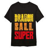 Camiseta Letters Dragon Ball Z Adulto Talla Xl
