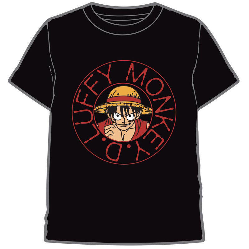 Camiseta Luffy Monkey One Piece Adulto Talla S