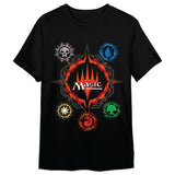 Camiseta Mana Symbols Magic The Gathering Adulto Talla M