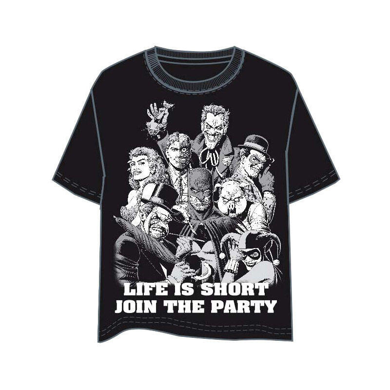 Camiseta Party Batman Dc Comics Adulto Talla Xl