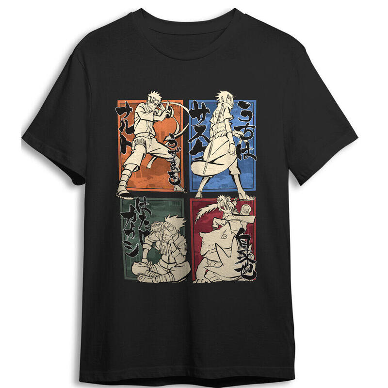 Camiseta Personajes Naruto Shippuden Adulto Talla S