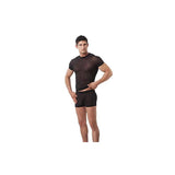 Camiseta Rejilla Negro Talla (Interno):L/Xl