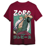 Camiseta Roronoa Zoro One Piece Adulto Talla S