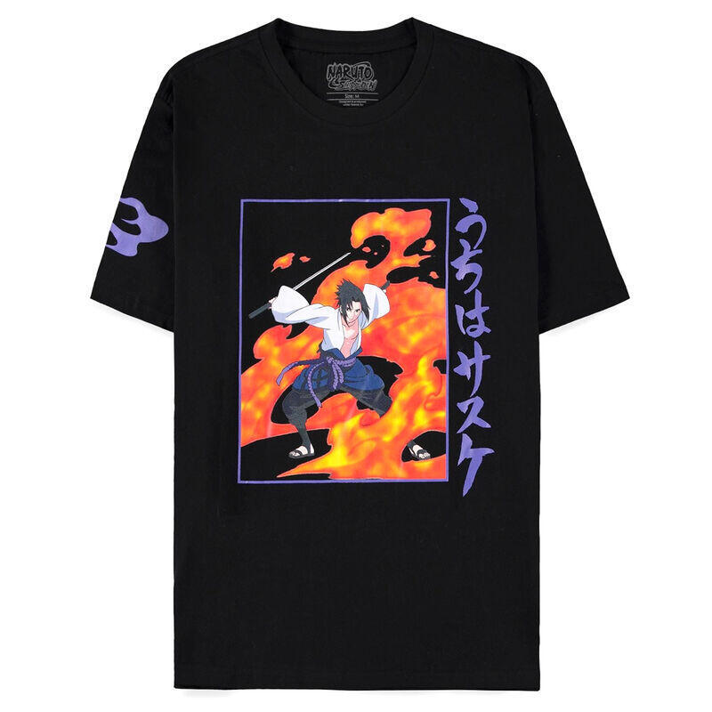 Camiseta Sasuke Naruto Shippuden Talla S