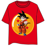 Camiseta Son Goku Dragon Ball Adulto Talla S