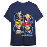 Camiseta Super Saiyans Dragon Ball Z Adulto Talla S