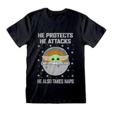 Camiseta The Mandalorian - Protects & Attacks - 2xl