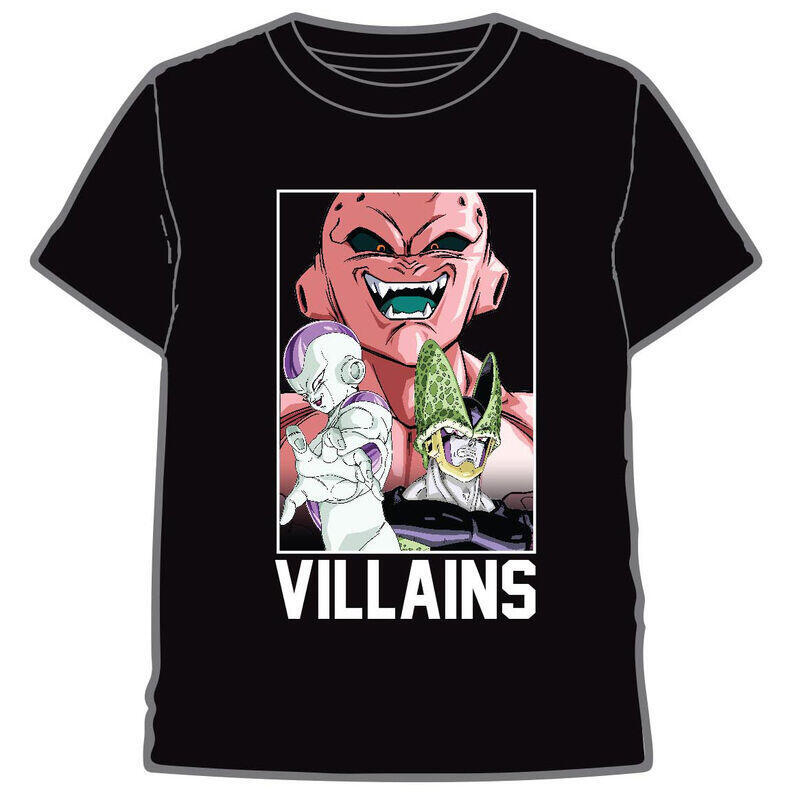 Camiseta Villanos Dragon Ball Z Adulto Talla S