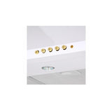 Campana Akpo Wk-4 Classic De Pared Gold 60 Blanco