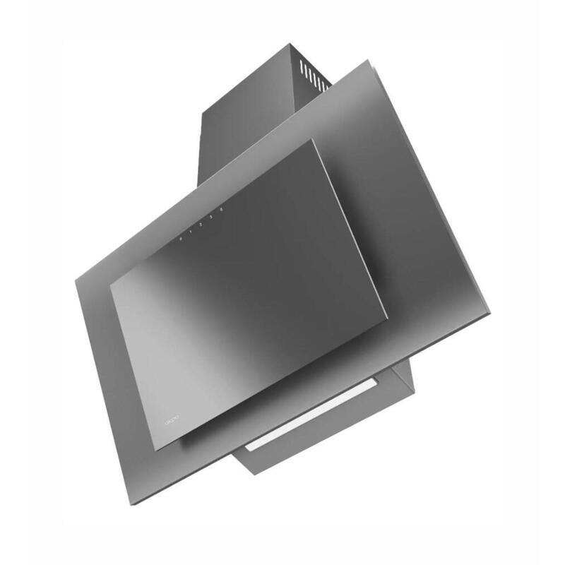 Campana  Akpo Wk-4 Nero 2.0 50 Gris/Gris Cristal T300 Lineal Led/Motor
