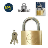 Candado De Laton Arco Normal 60x36mm Blister Edm