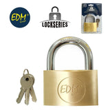 Candado De Laton Arco Normal 70x36,5mm Blister Edm