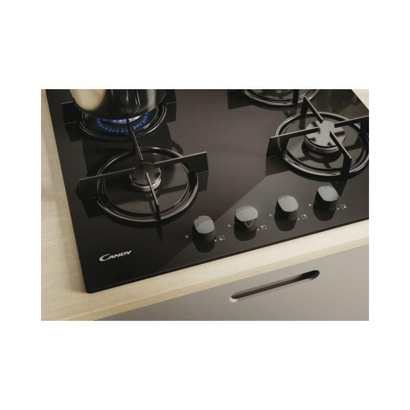 Candy Cvw6bb Encimera De Gas 59.5 Cm 4 Zone(S)