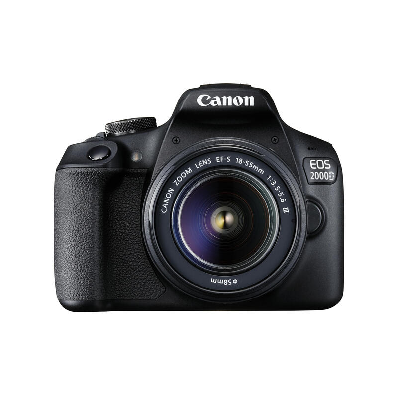 Canon Eos 2000dcmara Digitalslr24.1 Mpaps-C1080p / 30 Fps3x Zoom Ptico Objetivo Ef-S 18-55 Mm Is Stmwi-Fi, Nfc
