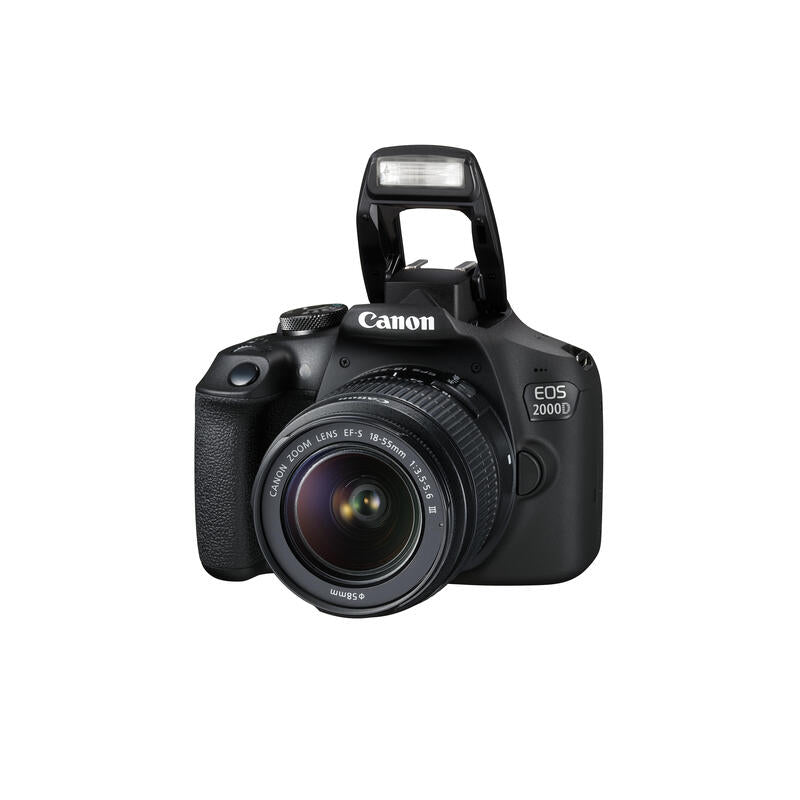 Canon Eos 2000dcmara Digitalslr24.1 Mpaps-C1080p / 30 Fps3x Zoom Ptico Objetivo Ef-S 18-55 Mm Is Stmwi-Fi, Nfc