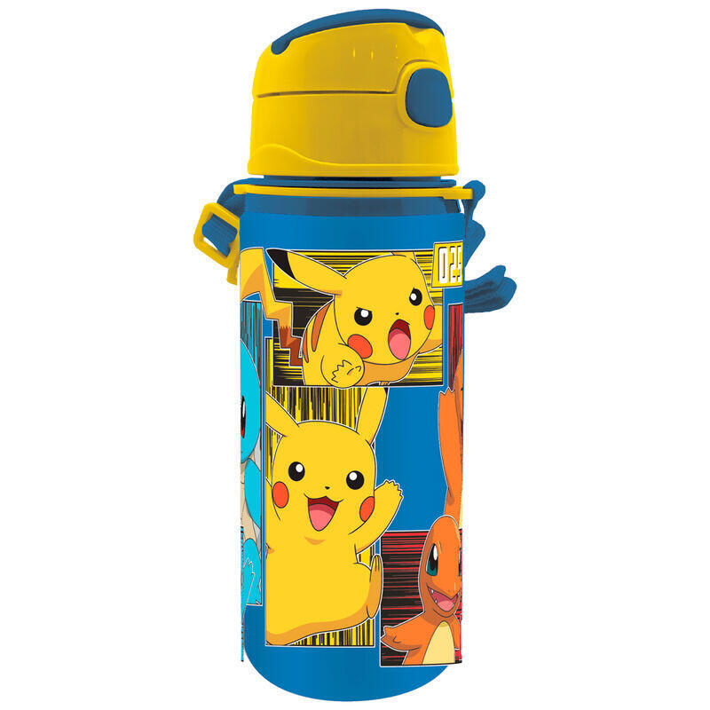 Cantimplora Aluminio Pokemon 600ml Surtido
