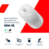 Canyon Raton Mw-18 Wireless Rechargeable Silent Pixart Pearl Retail