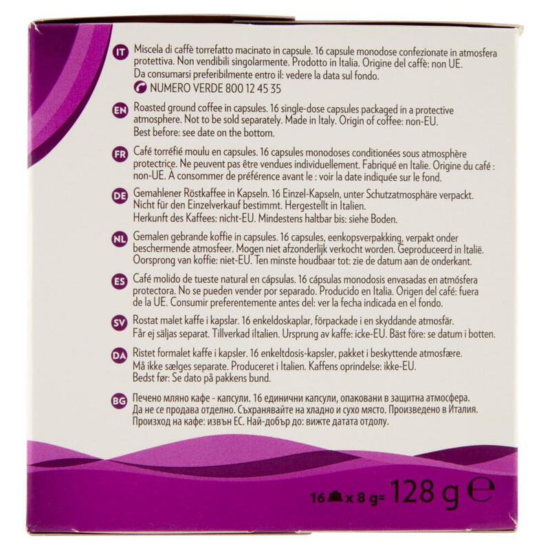 Cápsula Lavazza Espresso Intenso Para Cafeteras Dolce Gusto Caja De 16