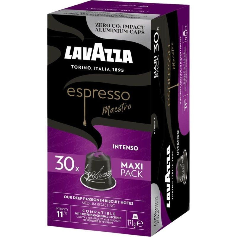 Cápsula Lavazza Espresso Maestro Intenso Para Cafeteras Nespresso Caja De 30