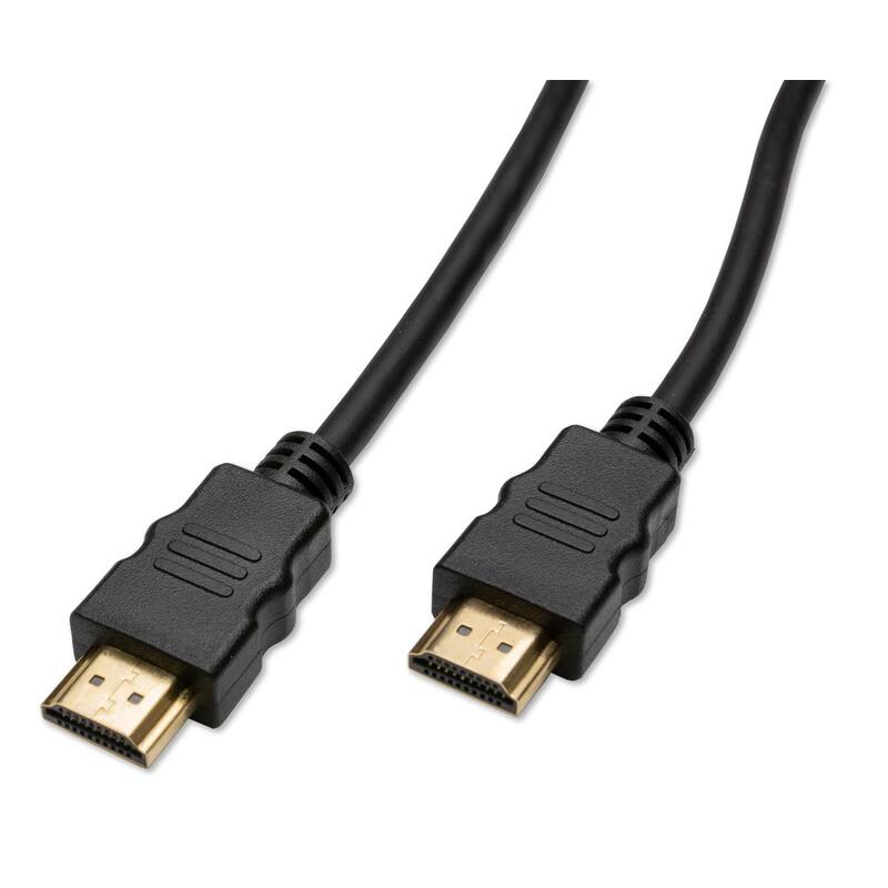 Captiva Cable Hdmi A Hdmi Negro 4k 60hz 2m Highspeed Chapado En Oro Conector Macho