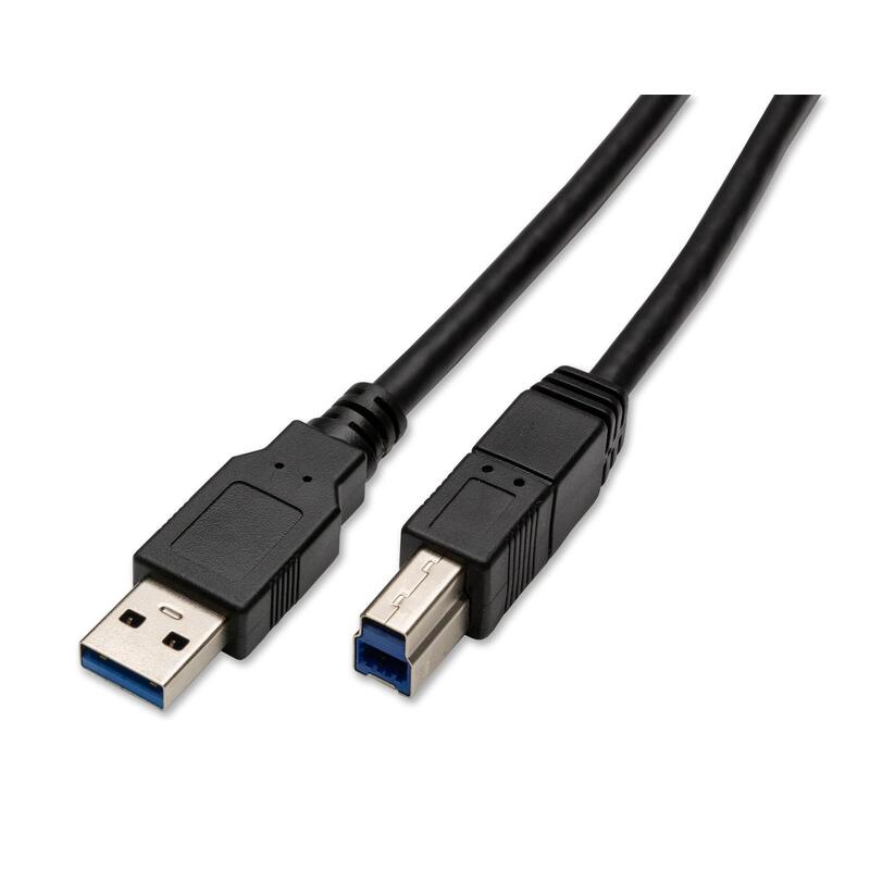 Captiva Cable Usb Cable A-Stecker B-Stecker Schwarz 3m Usb-A Auf Usb-B