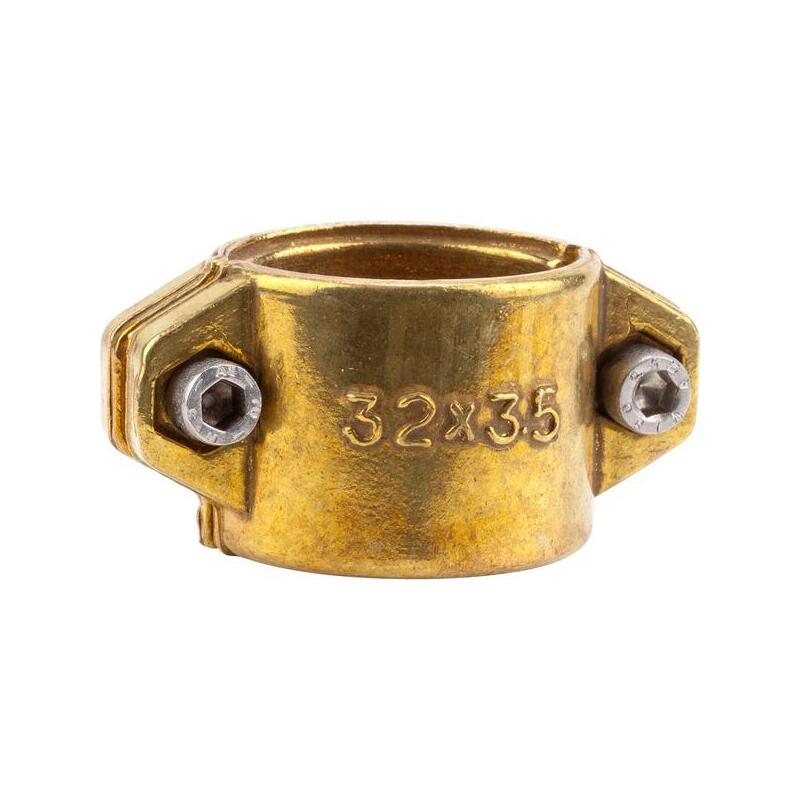 Carcasa De Abrazadera De Latón Gardena Para Mangueras De 32 Mm (1,1/4"), Soporte