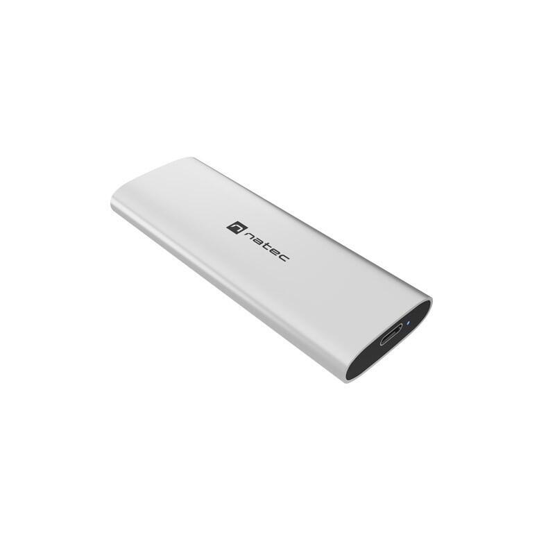 Carcasa Ssd Externa Rhino M.2 Nvme Usb-C 3.2 Arctic Silver