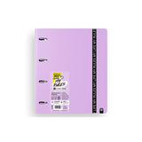 Carchivo Carpeblock 360 My Rules Con Recambio 100h A4 5x5 90gr 4 Separadores Pp Foam Malva