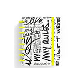 Carchivo Cuaderno Ingeniox Edit My Life A5 80h 100gr Rayas Amarillo Neón