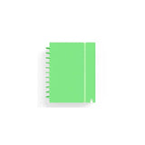 Carchivo Cuaderno Ingeniox Foam Espiral A4 80h 100gr Cuadrícula 5x5 Tapas Pp Semi-Rígido Cierre C/Goma Verde Pastel