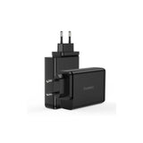 Cargador   140w Usb 4 Puertos, 2 Usb-C, 2 Usb-A, Gan Pd Negro Choetec