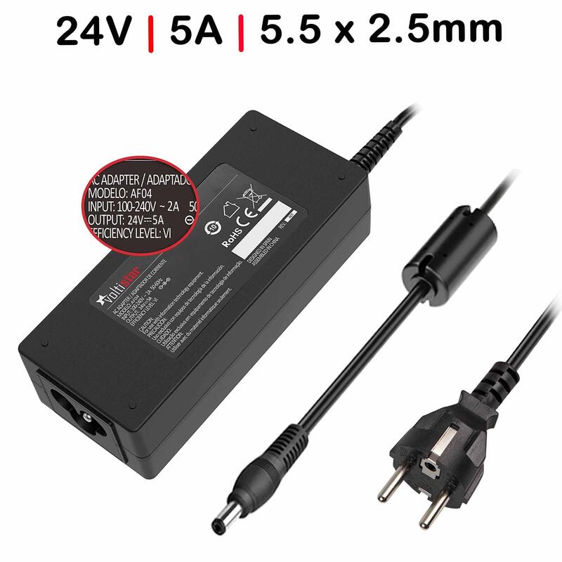 Cargador 24v  5.0a 120w  5.5mm*2.5mm