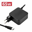 Cargador Multivoltaje 5-20V Oem 65W Tipo C Negro