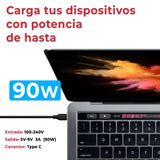 Cargador Compatible Usb Tipo-C 5V-3A 9V-3A 90W