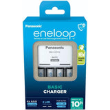Cargador De Baterã­A Panasonic Eneloop K-Kj51mcd04e Aa/Aaa, 10 Horas