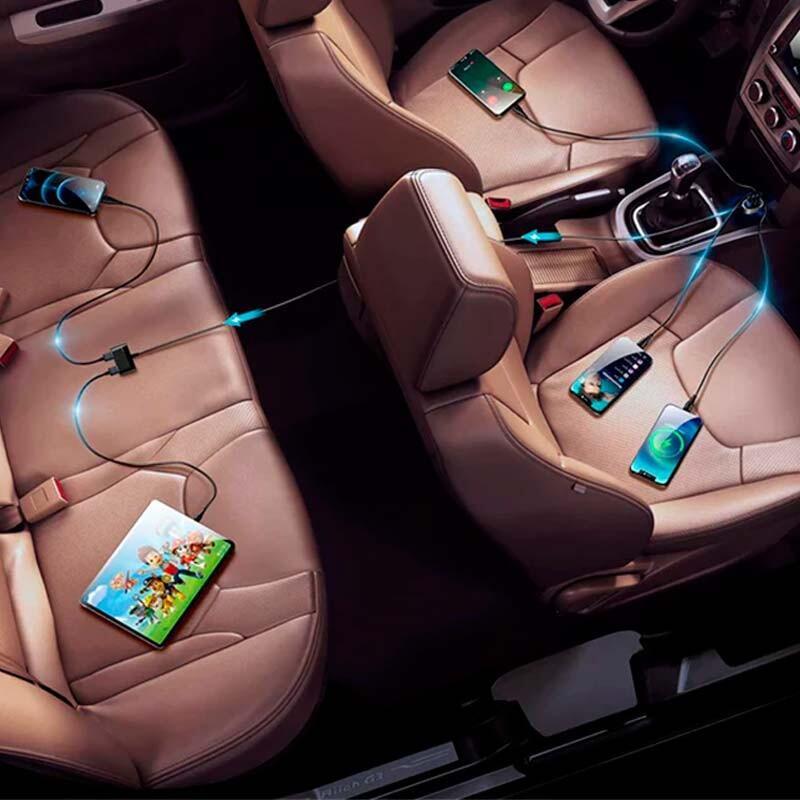 Cargador De Coche Joyroom Jr-Cl03 Pro 45w 4xusb-A + 1xusb Qc 3.0