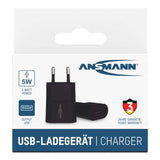 Cargador De Pared Ansmann Hc105 1xusb 1000ma Negro