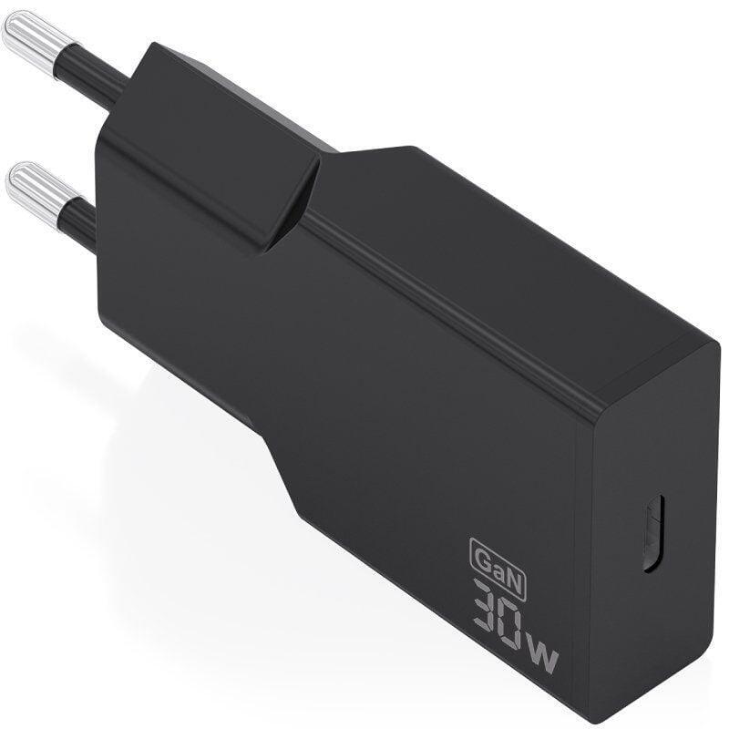 Cargador De Pared Gan Aisens A110-1004 1xusb Tipo-C 30w Negro