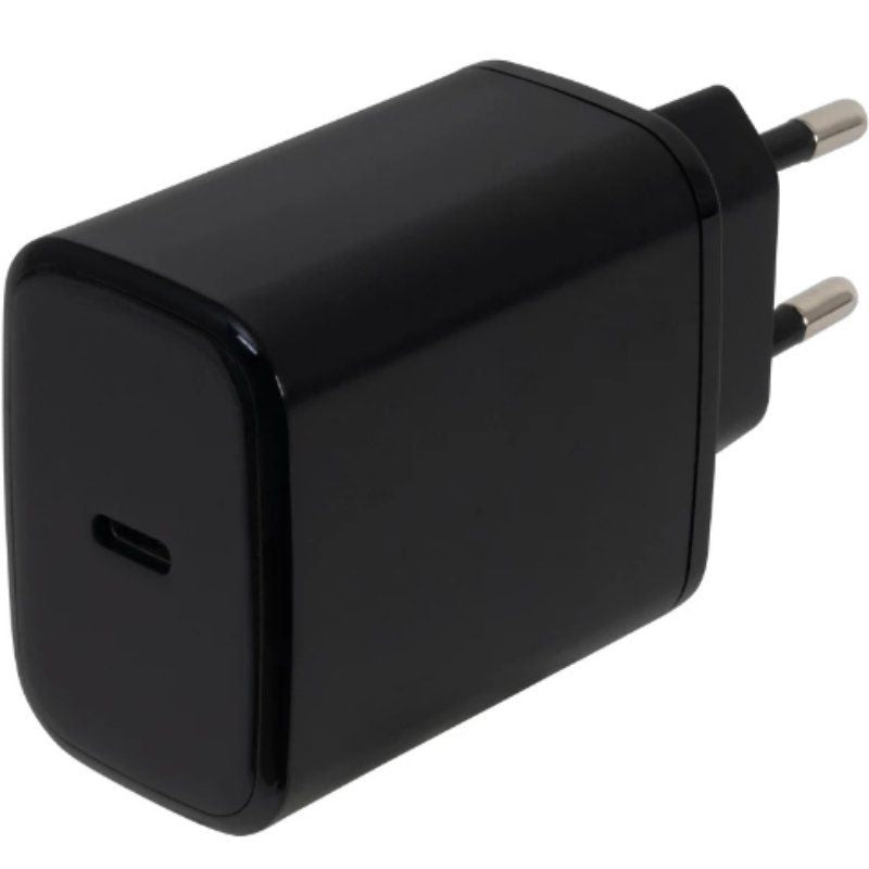 Cargador De Pared Gan Fonestar Power-C-65 1xusb Tipo-C 65w Negro