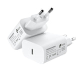 Cargador De Pared Leotec Lecsph20w1w 1xusb Tipo-C 20w