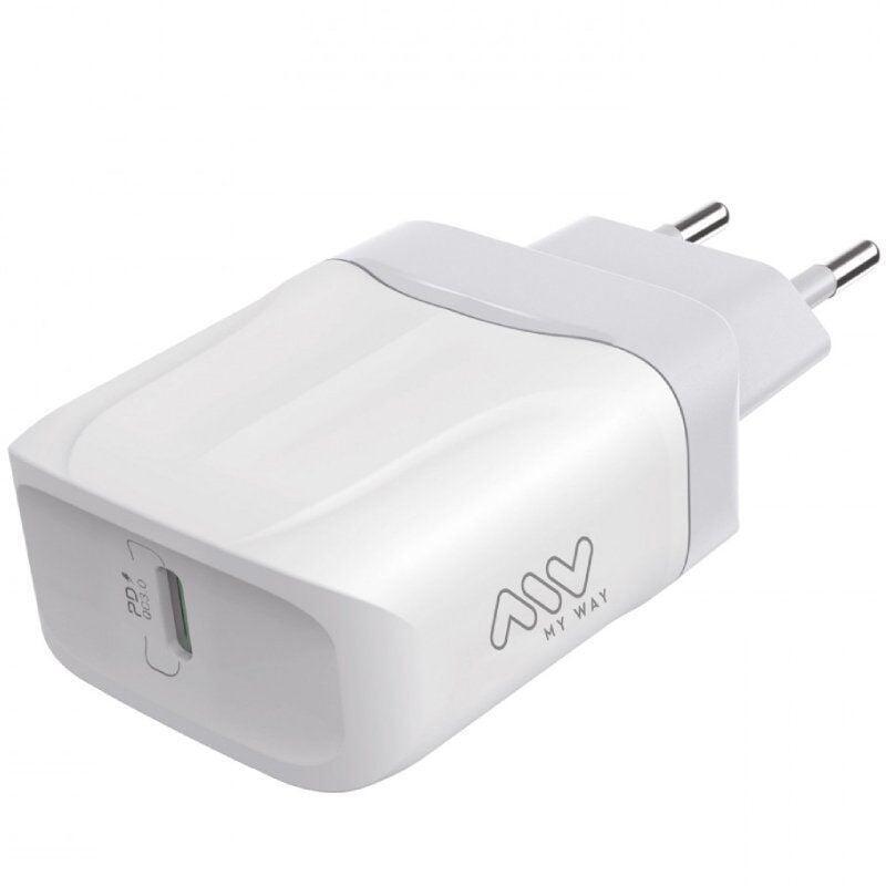 Cargador De Pared Myway Mwacc0005 1xusb Tipo-C 20w