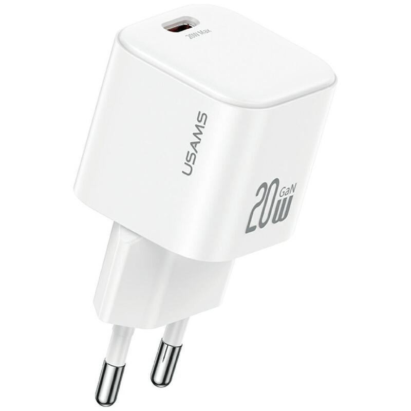 Cargador De Red 20w 1xusb-C + Cable Usb-C Blanca