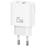 Cargador De Red 25w 1xusb-A 1xusb-A Fast Charging Blanca