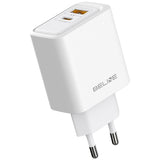 Cargador De Red 45w Usb-A/Usb-C Gan Pd Blanca