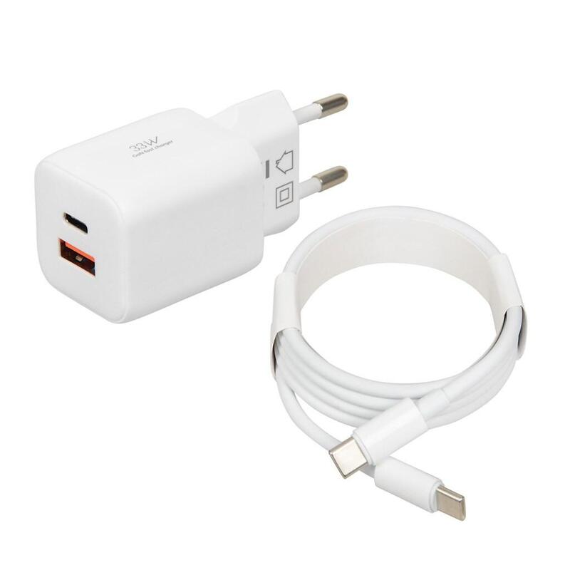 Cargador De Red Ibox C-42 Gan Pd33w, Blanco
