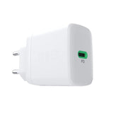 Cargador De Red Usb 30w 1x Usb-C Blanca